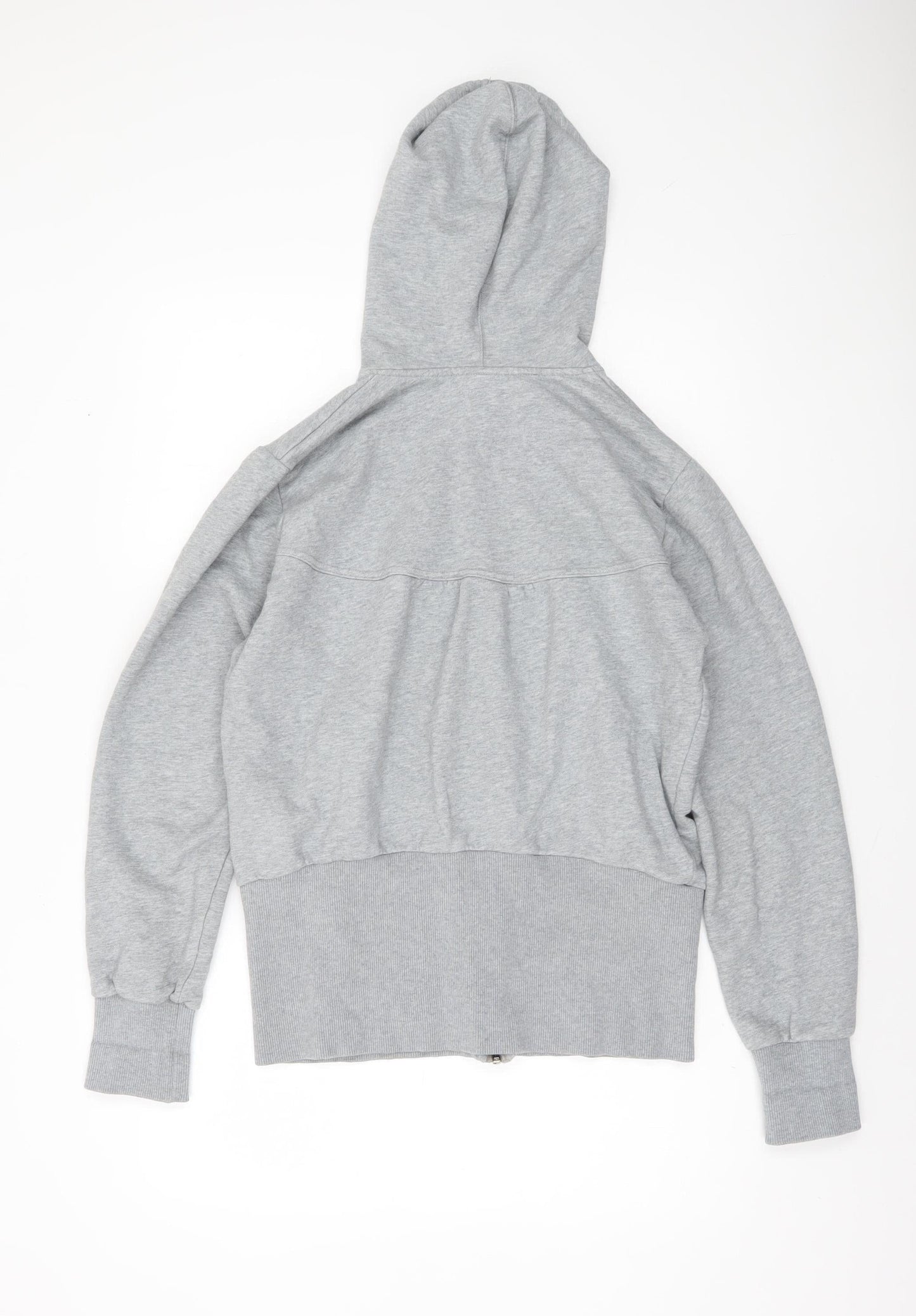 Nike Women’s Grey Full Zip Hoodie XL Cotton Blend Casual Sweatshirt