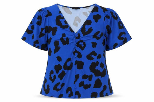 Womens UK Size 24 Simply Be Blue Basic Blouse
