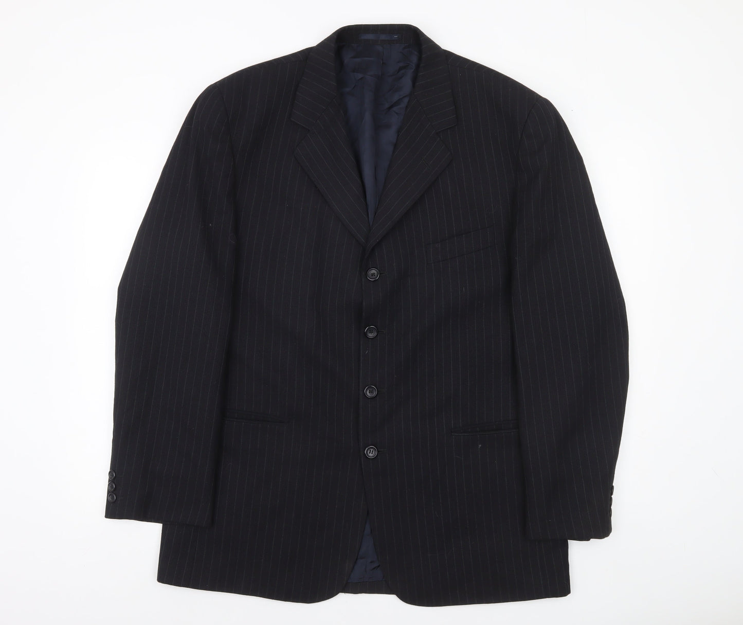 Mens UK Size L Burton Menswear Regular Black Suit Jacket