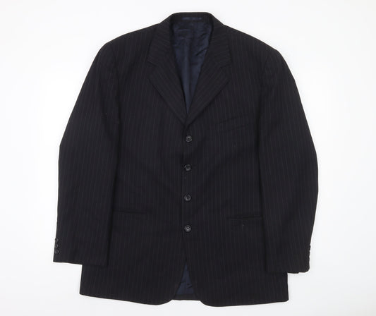Mens UK Size L Burton Menswear Regular Black Suit Jacket