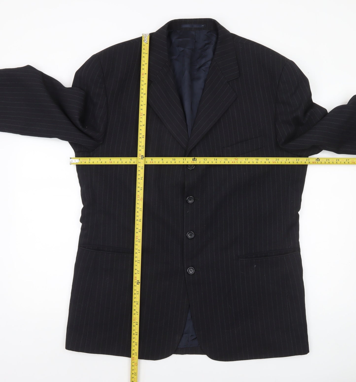 Mens UK Size L Burton Menswear Regular Black Suit Jacket