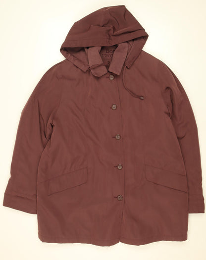 Womens UK Size M Bonmarché Brown Rain Coat