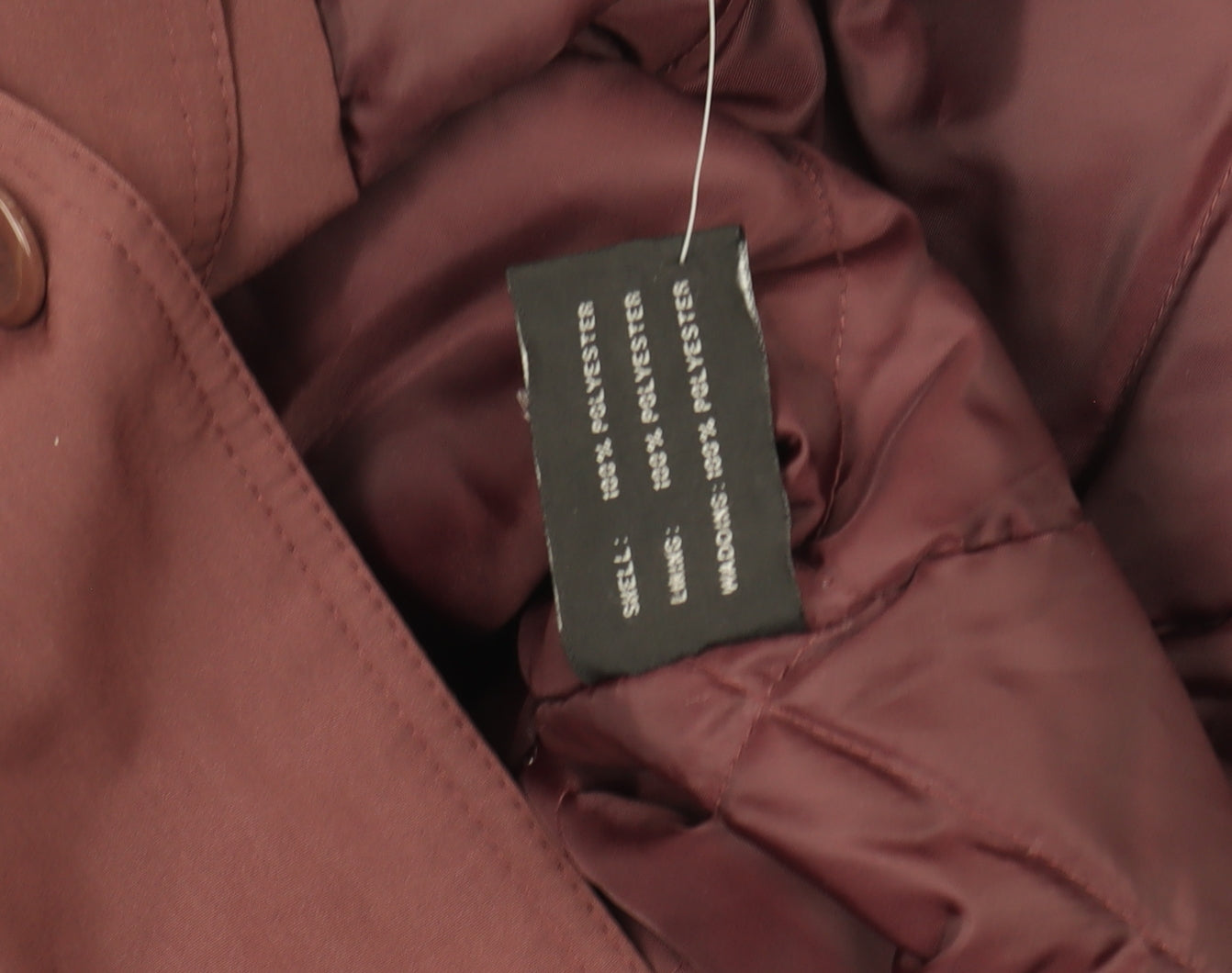 Womens UK Size M Bonmarché Brown Rain Coat