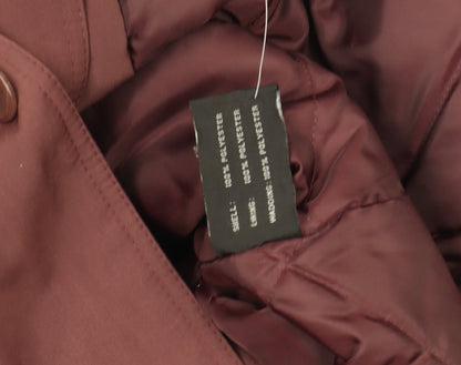 Womens UK Size M Bonmarché Brown Rain Coat