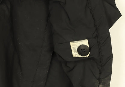 Womens UK Size 10 Folk Black Overcoat