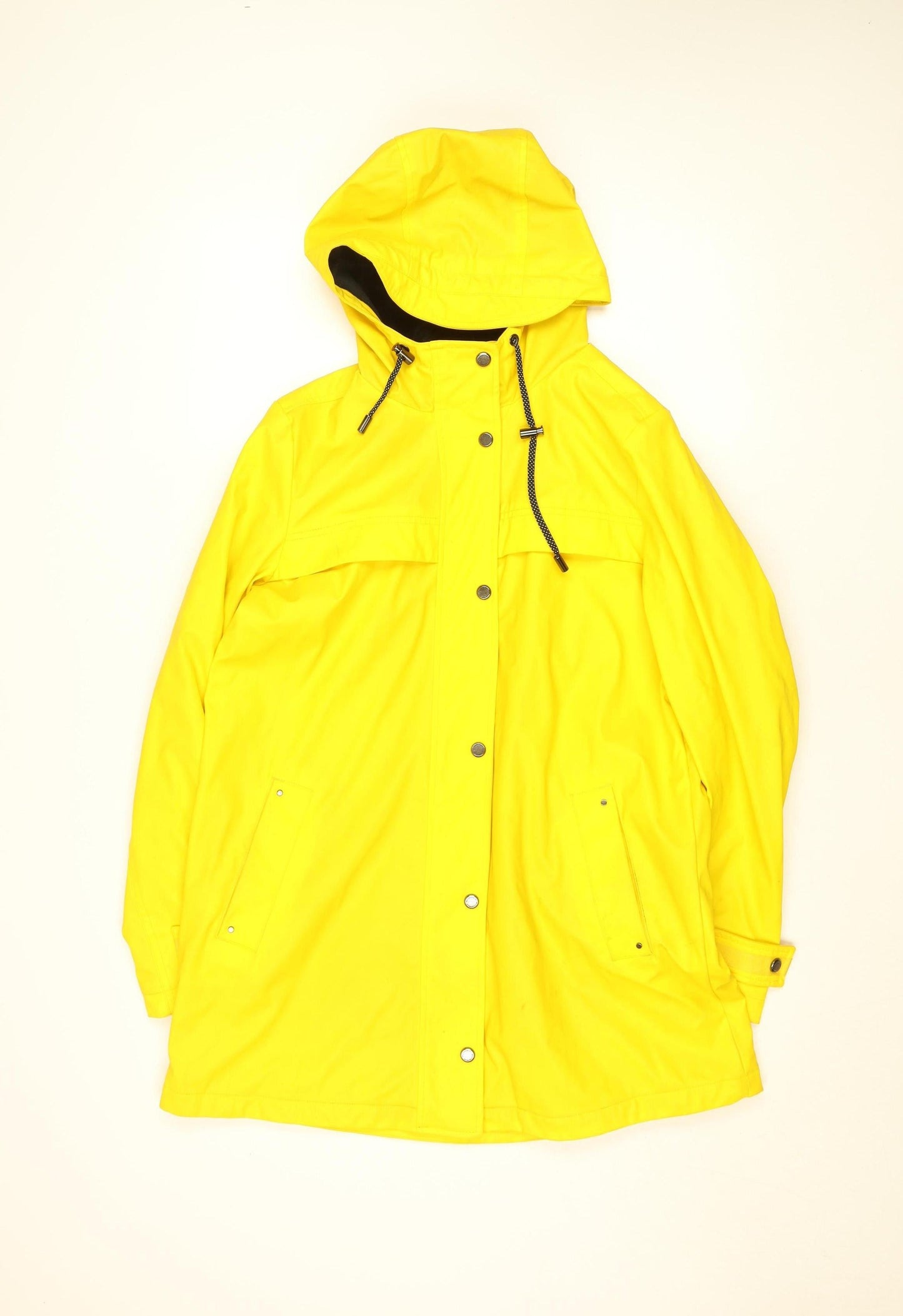 Womens UK Size M Weatherproof Yellow Rain Coat