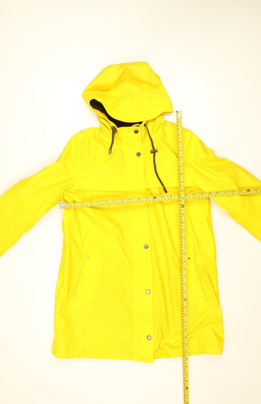Womens UK Size M Weatherproof Yellow Rain Coat