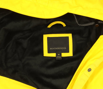 Womens UK Size M Weatherproof Yellow Rain Coat
