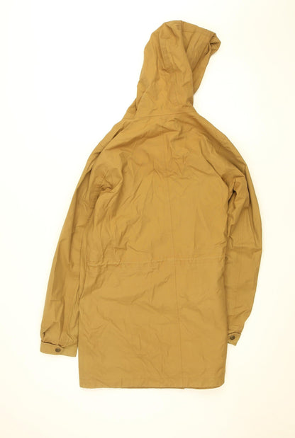 FatFace Women’s Brown Waterproof Hooded Parka Jacket Size 8