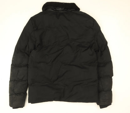 Womens UK Size M NINES Collection Black Puffer Jacket