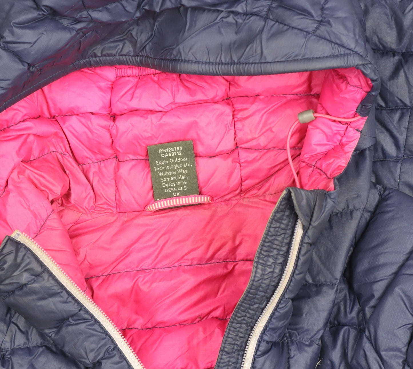 Rab Women's Blue Hooded Down Puffer Jacket Size 10