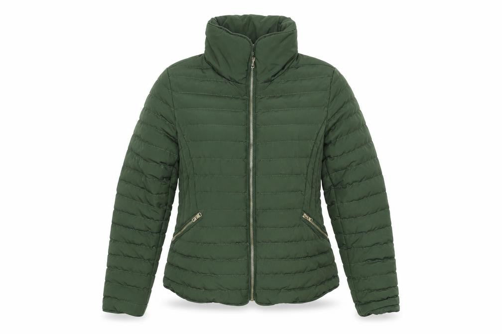 Womens UK Size 12 Tokyo Laundry Green Puffer Jacket
