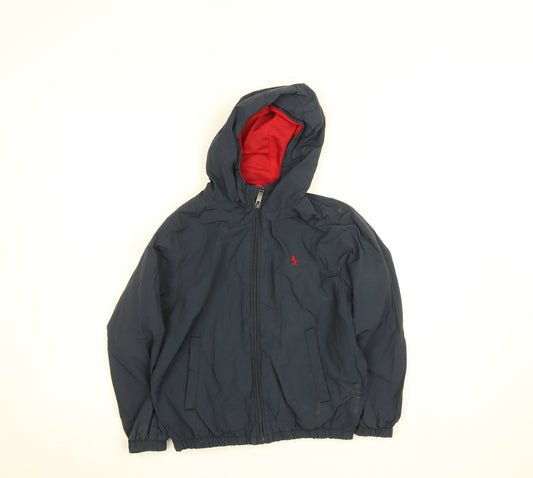 Boys UK Size 8-9 Years Penguin by Munsingwear Blue Windbreaker Coat