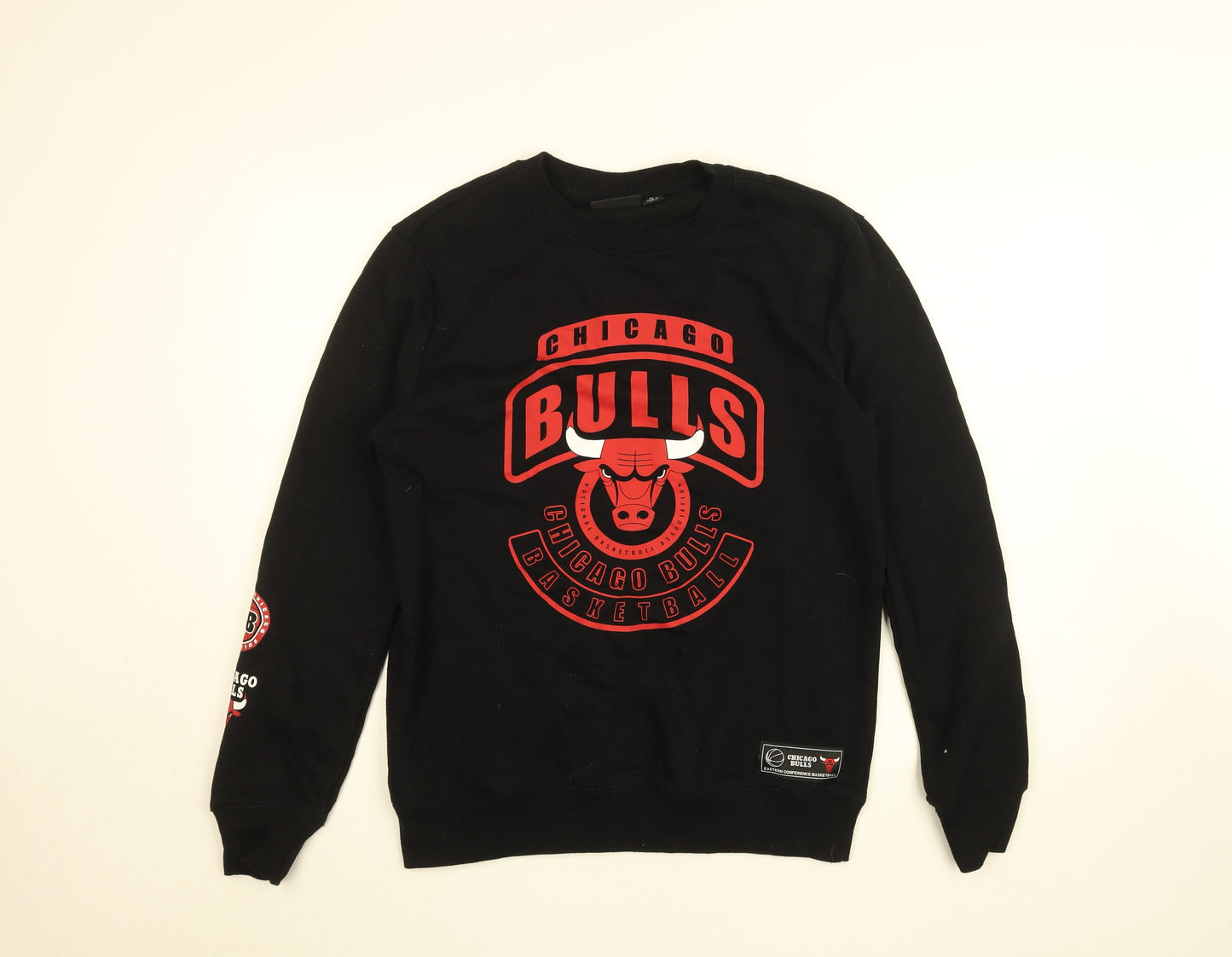 Primark NBA Chicago Bulls Men's Black M Pullover Sweatshirt