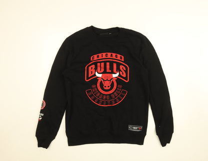 Primark NBA Chicago Bulls Men's Black M Pullover Sweatshirt