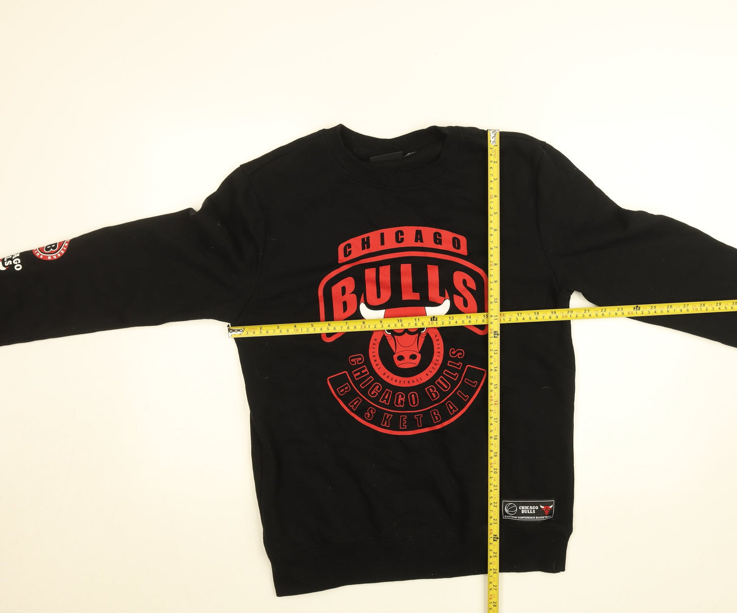 Primark NBA Chicago Bulls Men's Black M Pullover Sweatshirt