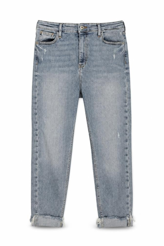 Womens UK Size 8 River Island Slim Fit Ankle Blue Jeans