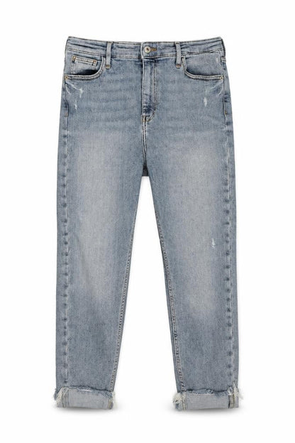 Womens UK Size 8 River Island Slim Fit Ankle Blue Jeans
