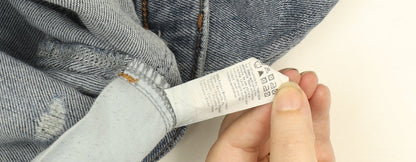 River Island Women's Blue Light Wash Distressed Ankle Slim Jeans Size 8