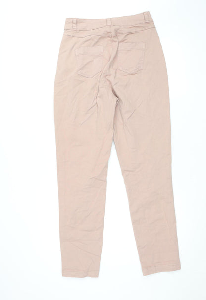Womens UK Size 8 Primark Regular Fit Straight Beige Jeans