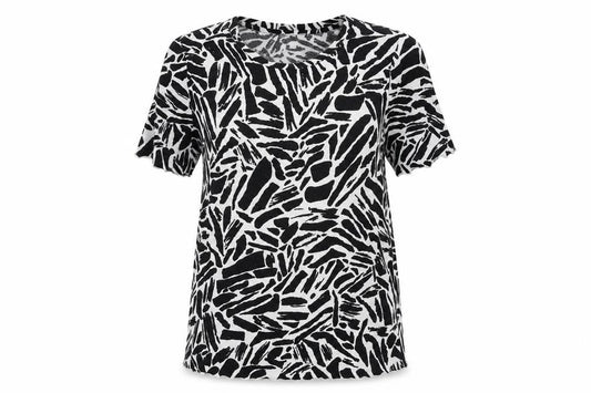 Womens UK Size M C&A Black Basic T-Shirt