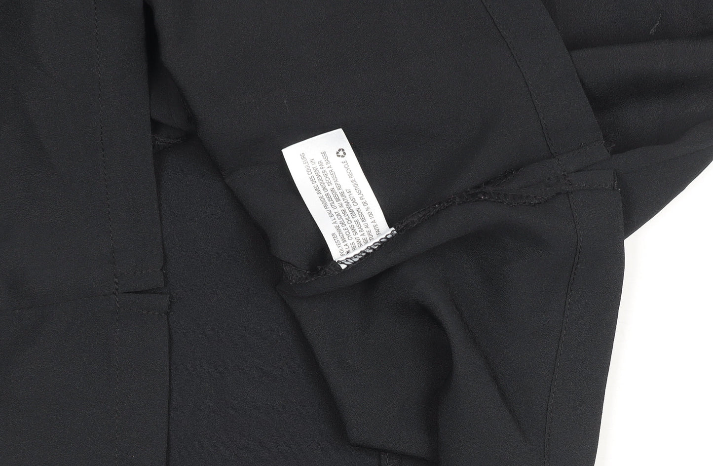 Womens UK Size S Merona Black Basic Blouse