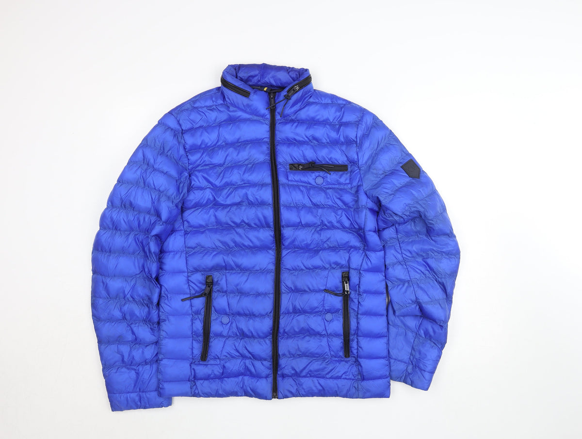 Mens UK Size M XV Kings Blue Puffer Jacket