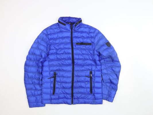 Mens UK Size M XV Kings Blue Puffer Jacket