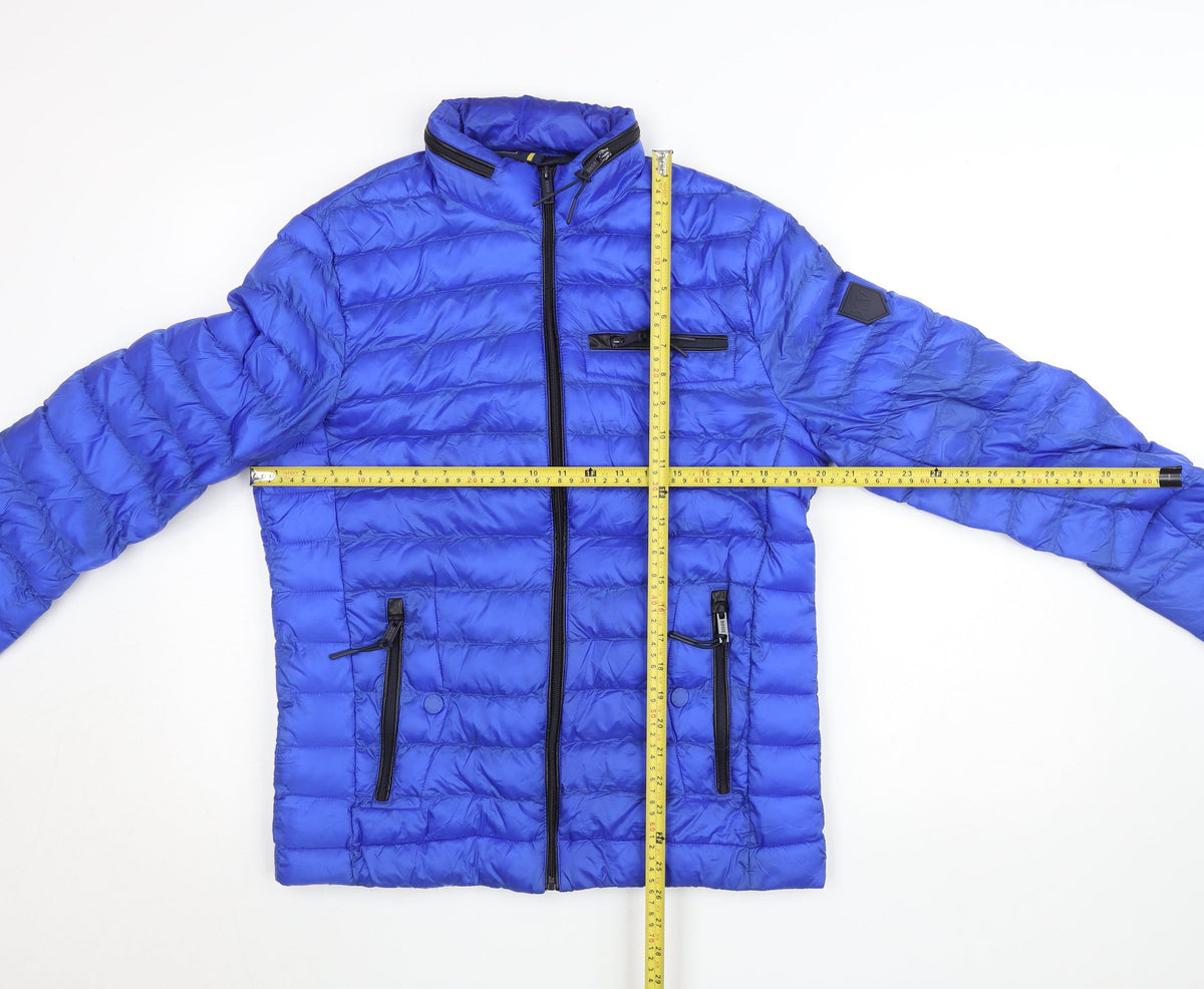 Mens UK Size M XV Kings Blue Puffer Jacket