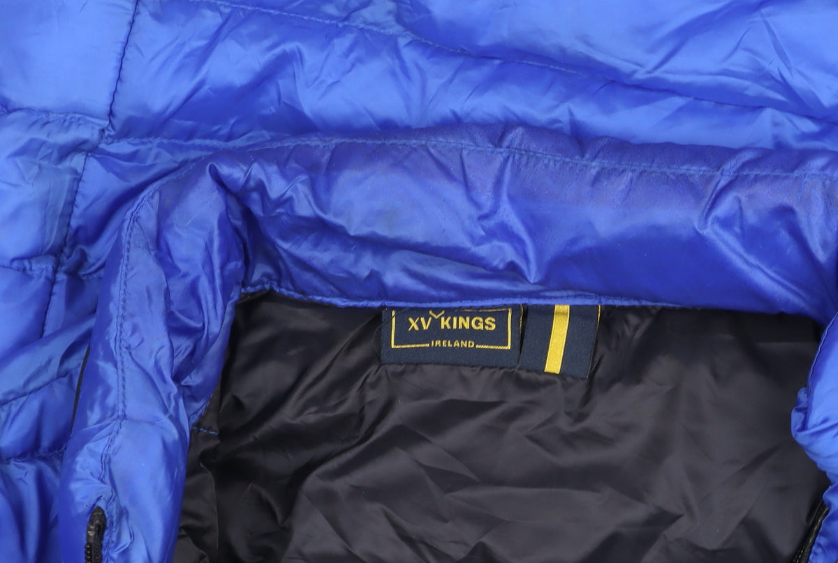Mens UK Size M XV Kings Blue Puffer Jacket