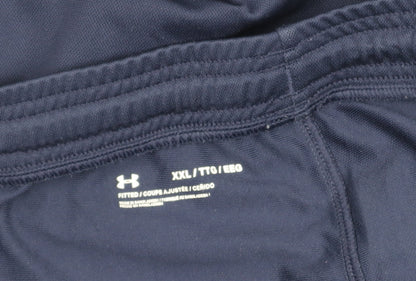 Under Armour Men's Blue 2XL Tapered Track Pants Athletic Fit