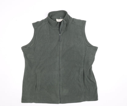 Mountain Warehouse Women's Green Fleece Waistcoat Size 20