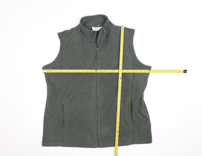 Mountain Warehouse Women's Green Fleece Waistcoat Size 20