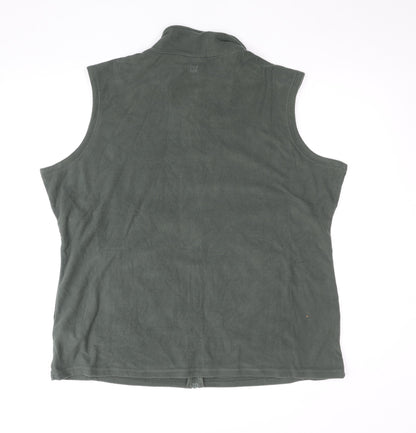 Mountain Warehouse Women's Green Fleece Waistcoat Size 20