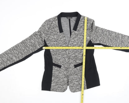 Womens UK Size 10 Warehouse Black Basic Jacket