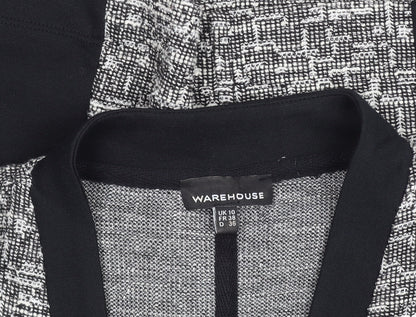 Womens UK Size 10 Warehouse Black Basic Jacket