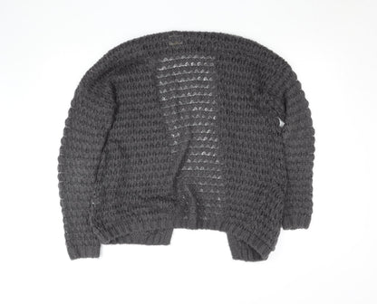 Womens UK Size 6 River Island Grey Cardigan Jumper