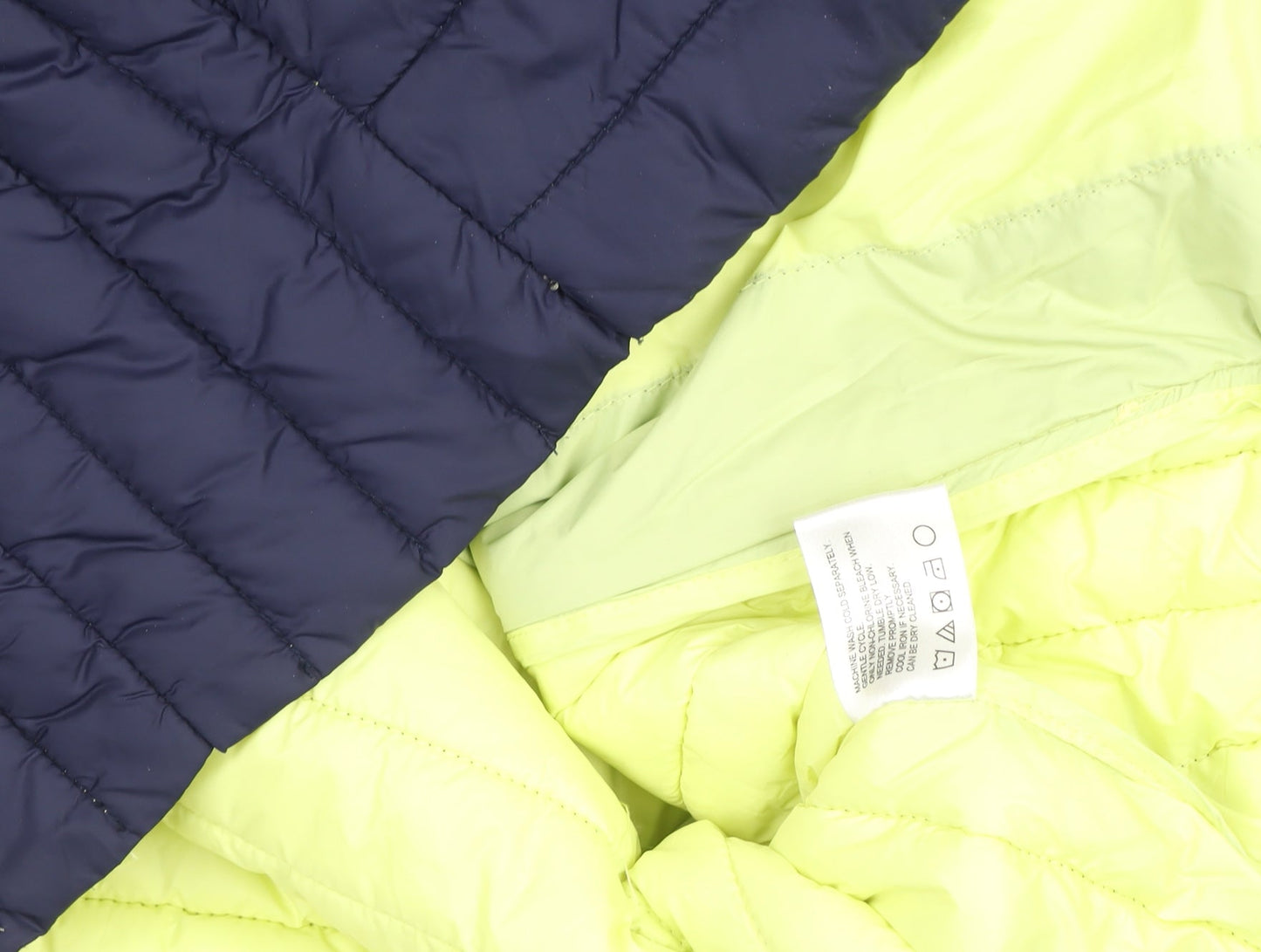 Michael Kors Womens Navy Blue XL Puffer Jacket Lightweight Quilted Zip Coat