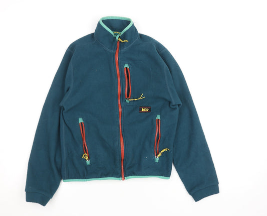 Boys UK Size 10-12 Years REI Co-op Blue Fleece Jacket