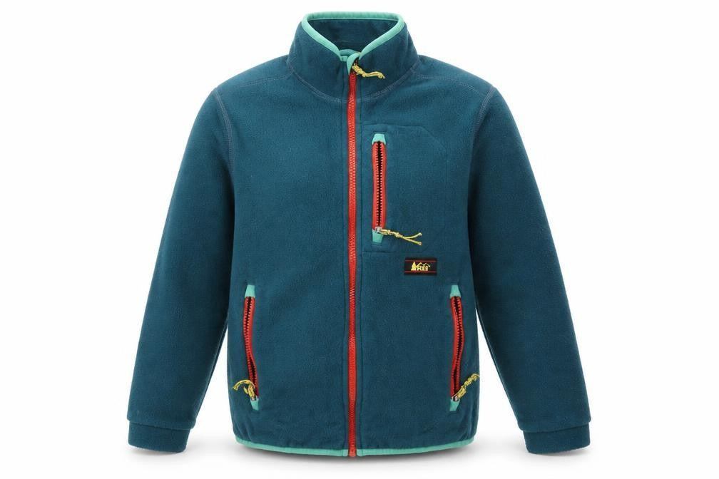 Boys UK Size 10-12 Years REI Co-op Blue Fleece Jacket