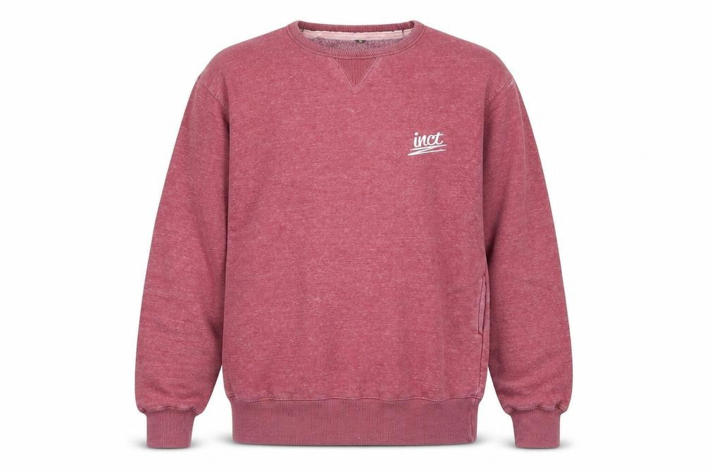 Mens UK Size M inct Red Pullover Sweatshirt