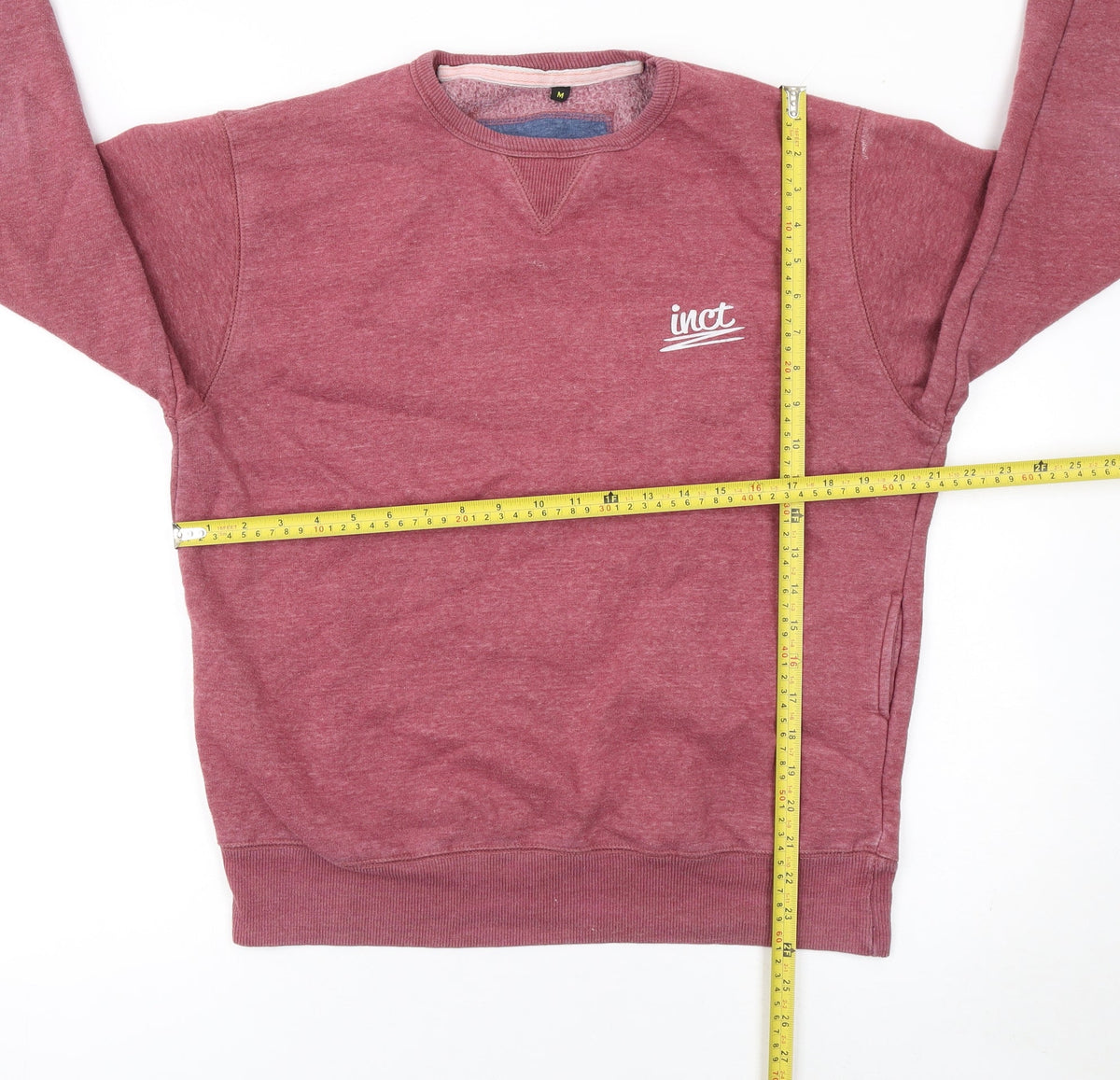 Mens UK Size M inct Red Pullover Sweatshirt