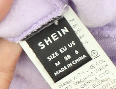 Womens UK Size 10 SheIn Purple Pullover Sweatshirt