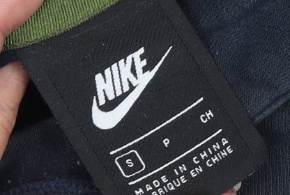 Nike Women’s Black S Pullover Hoodie Cotton Blend NSW Logo Casual