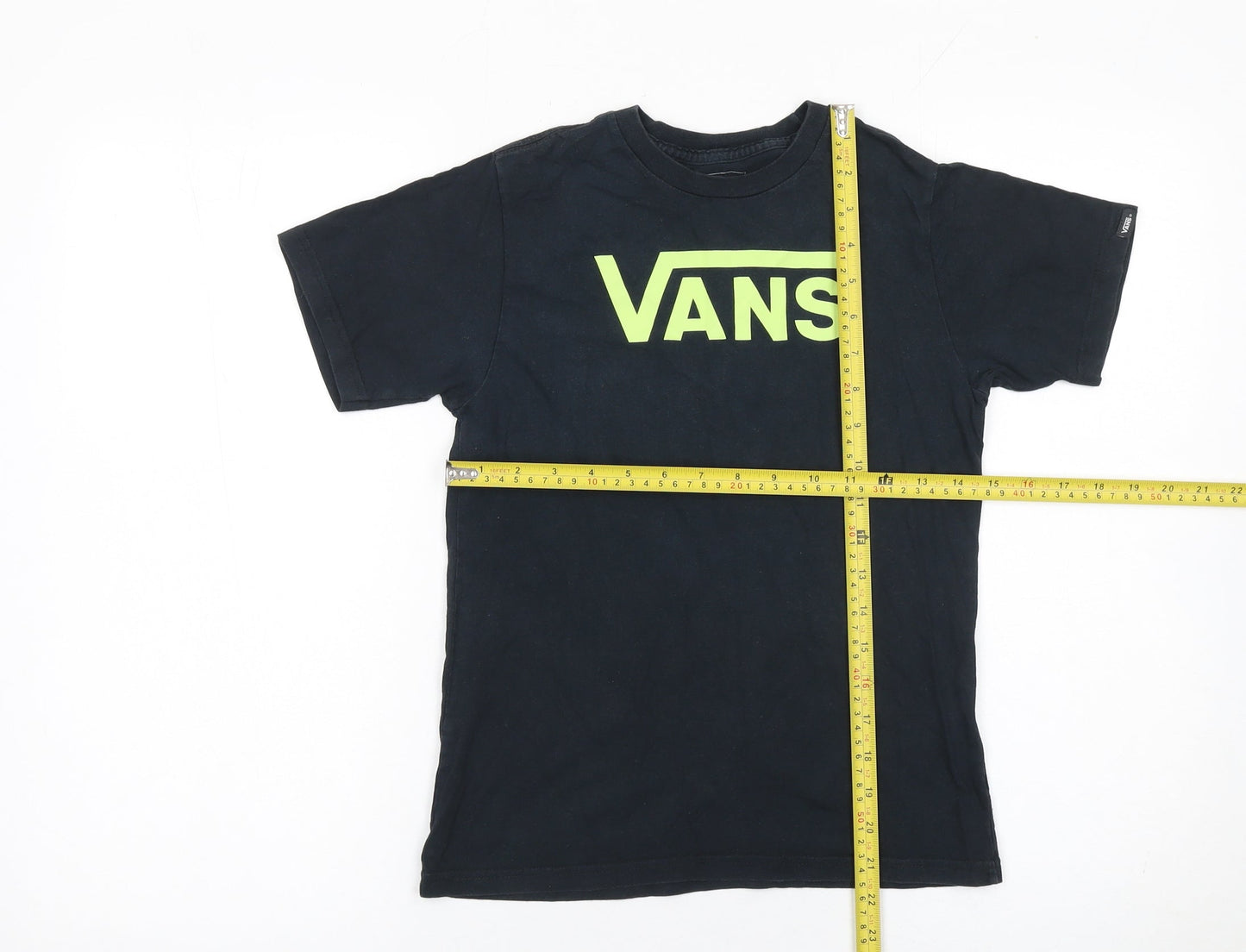 Boys UK Size XL VANS Black Basic T-Shirt
