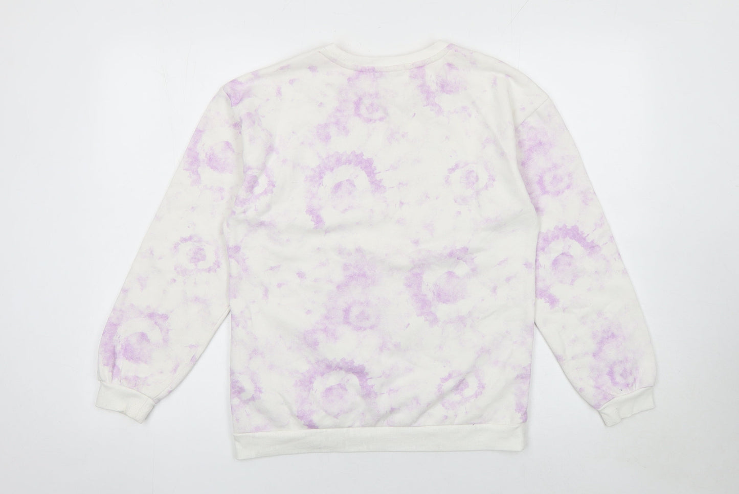 Primark Girls Multicoloured Tie Dye Heart Pullover Sweatshirt 12-13 Years