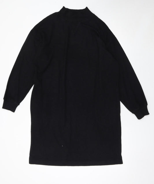 Marks and Spencer Women's Black Size 12 Shift Knit Dress