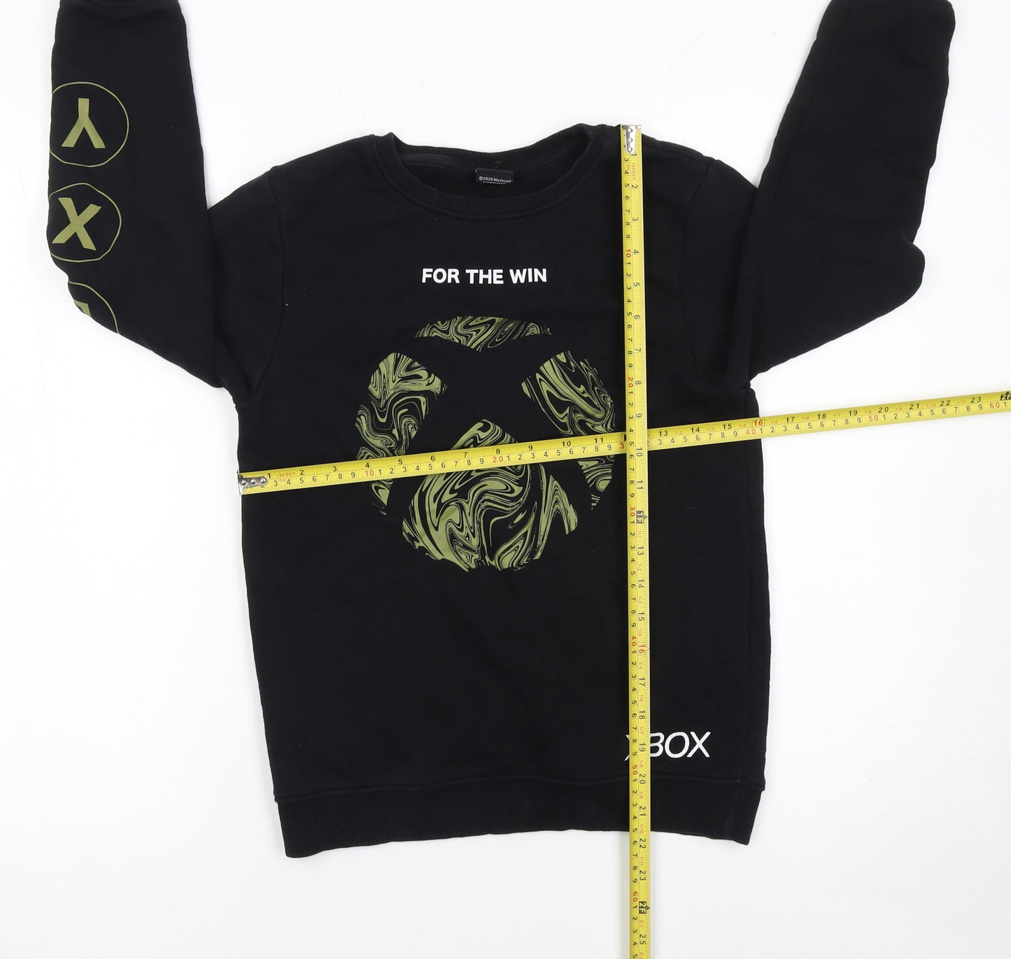 George Boys Black Xbox Pullover Sweatshirt 10-11 Years Graphic Print