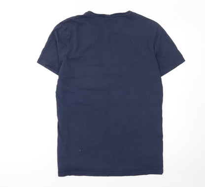 Mens UK Size M Marvel Blue  T-Shirt