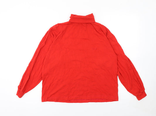 Girls UK Size 152 Rodeo Red Basic T-Shirt
